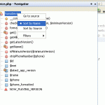 Netbeans navigator window